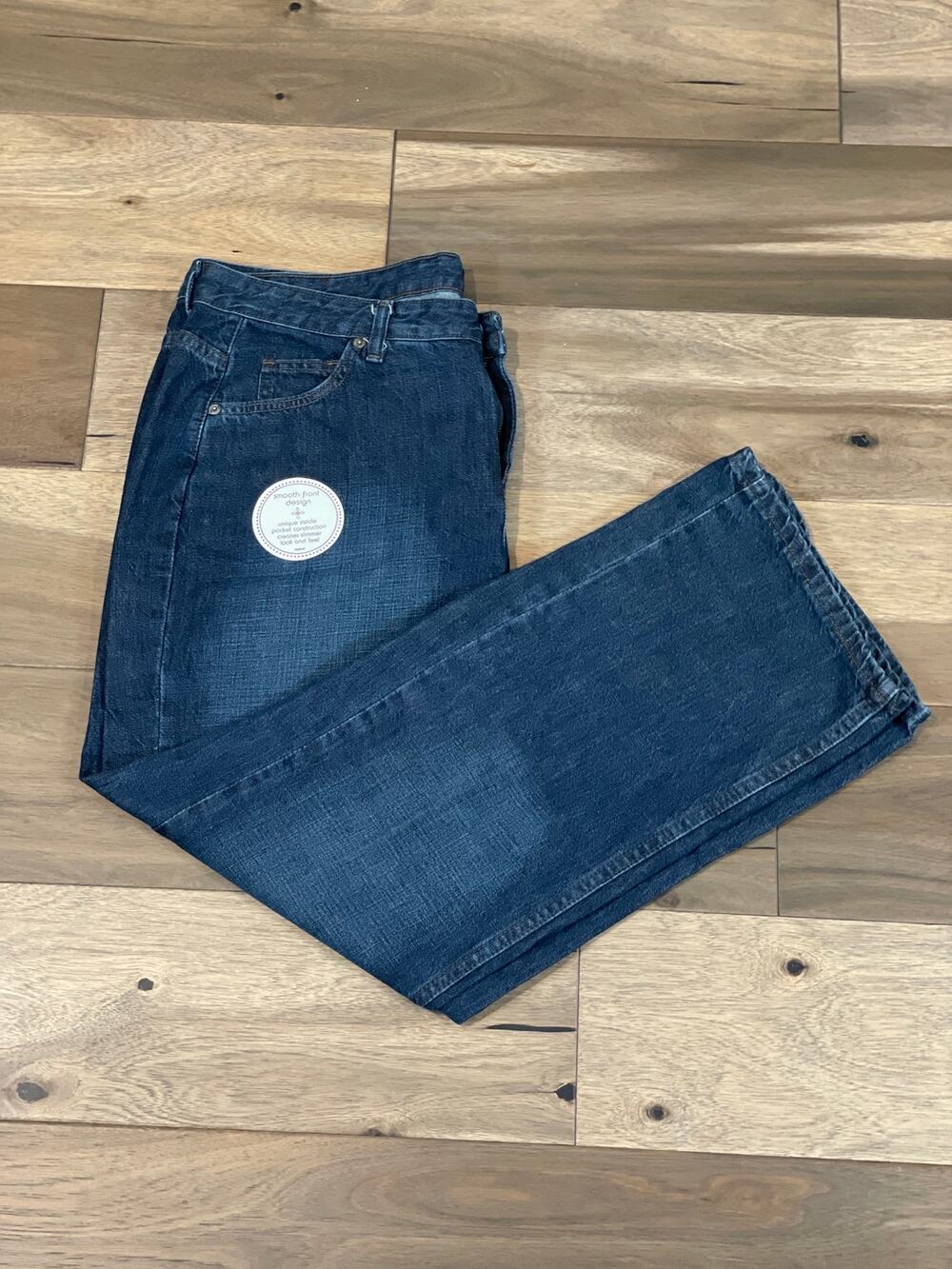 Lee Riveted Ultimate 5 Jeans Size 18W Petite Dark Wash Straight Leg New With Tag
